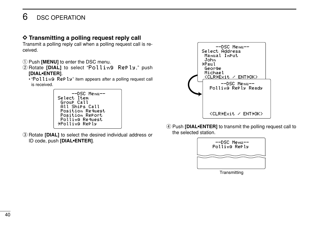 Icom IC-M504 User Manual | Page 46 / 80