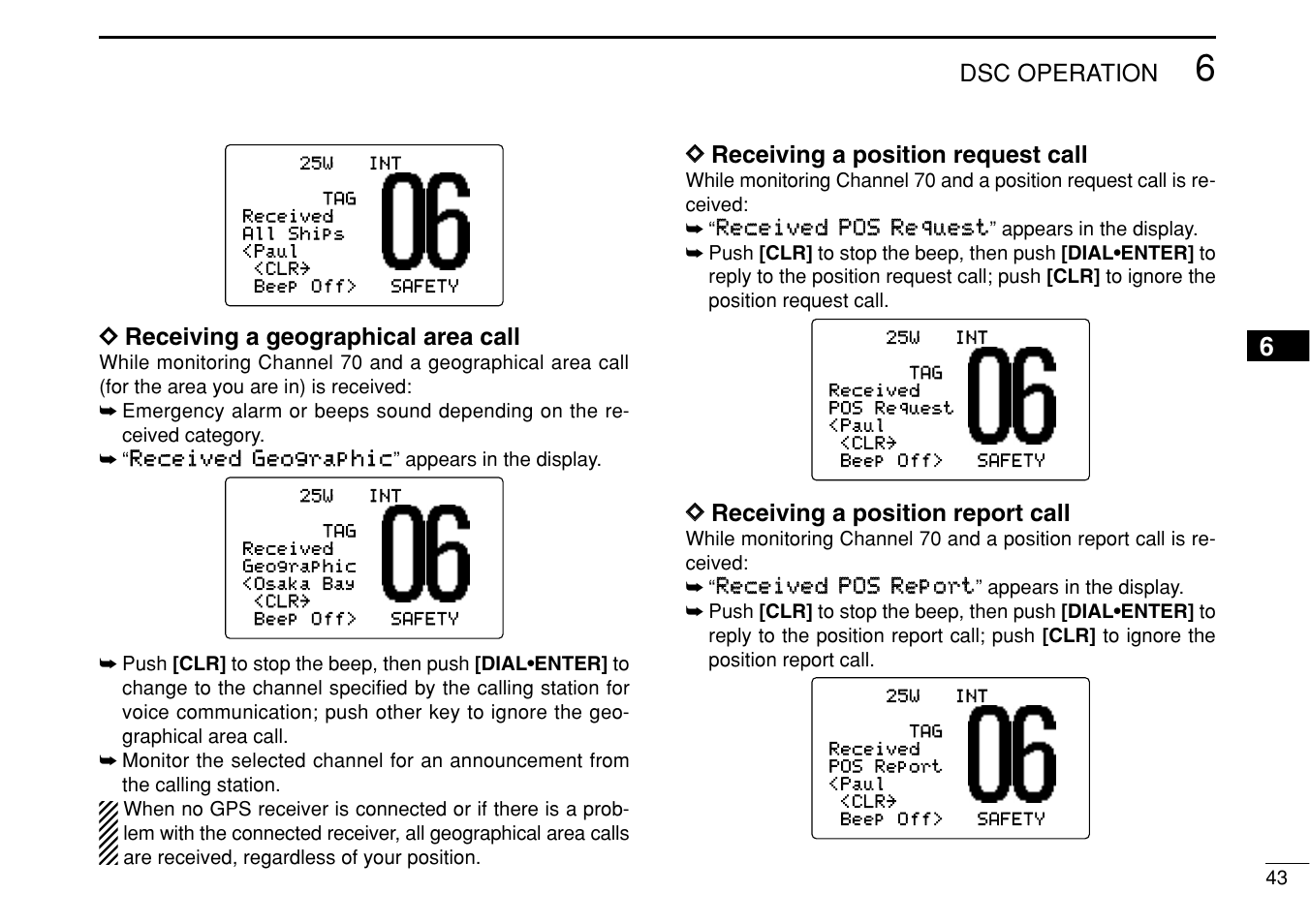 Icom IC-M504 User Manual | Page 49 / 80