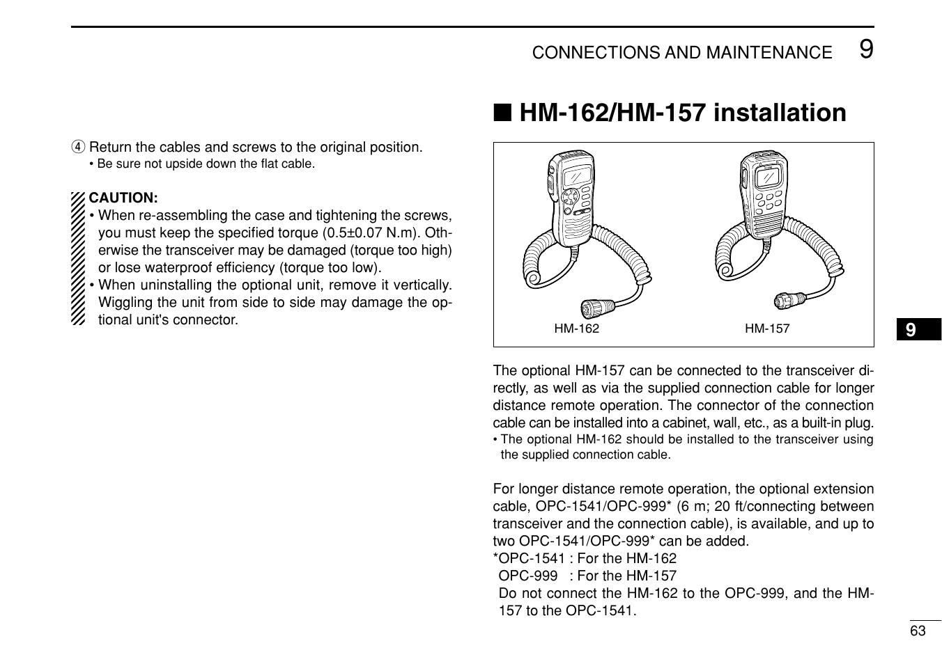 Icom IC-M504 User Manual | Page 69 / 80