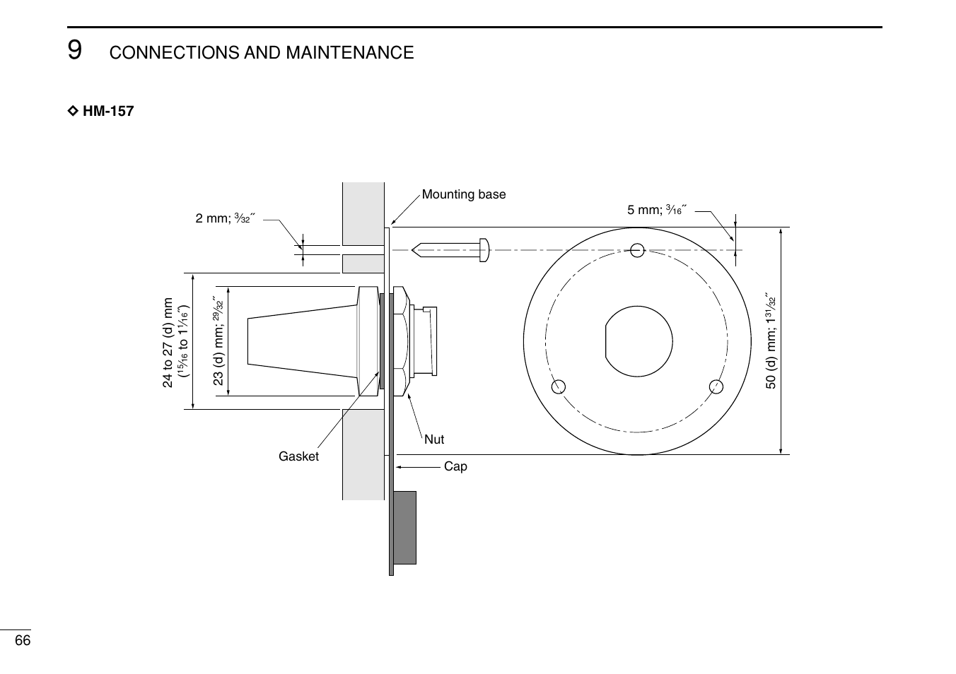 Connections and maintenance | Icom IC-M504 User Manual | Page 72 / 80