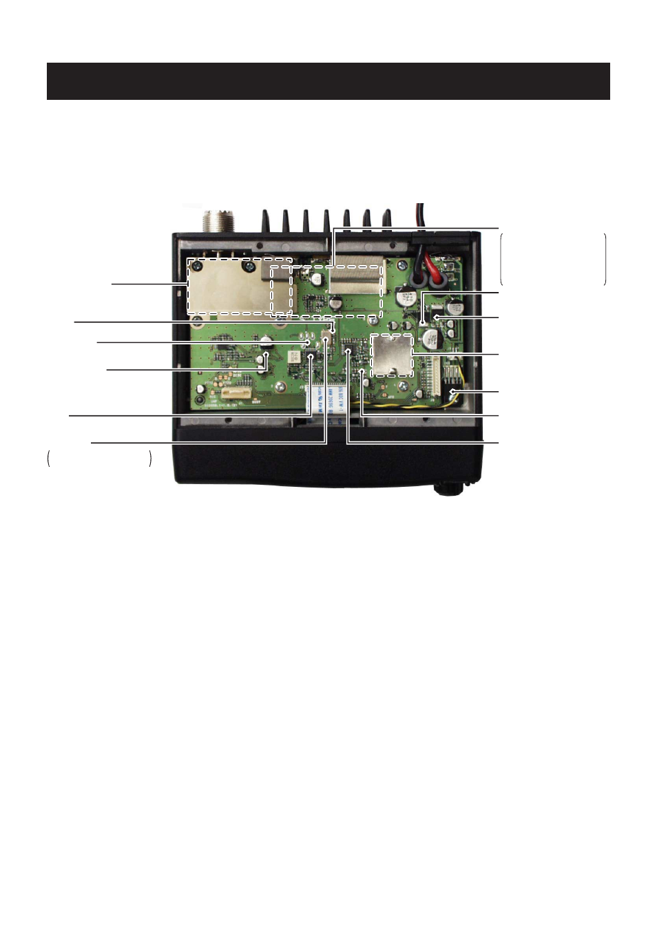 Inside view | Icom IC F121S User Manual | Page 42 / 74