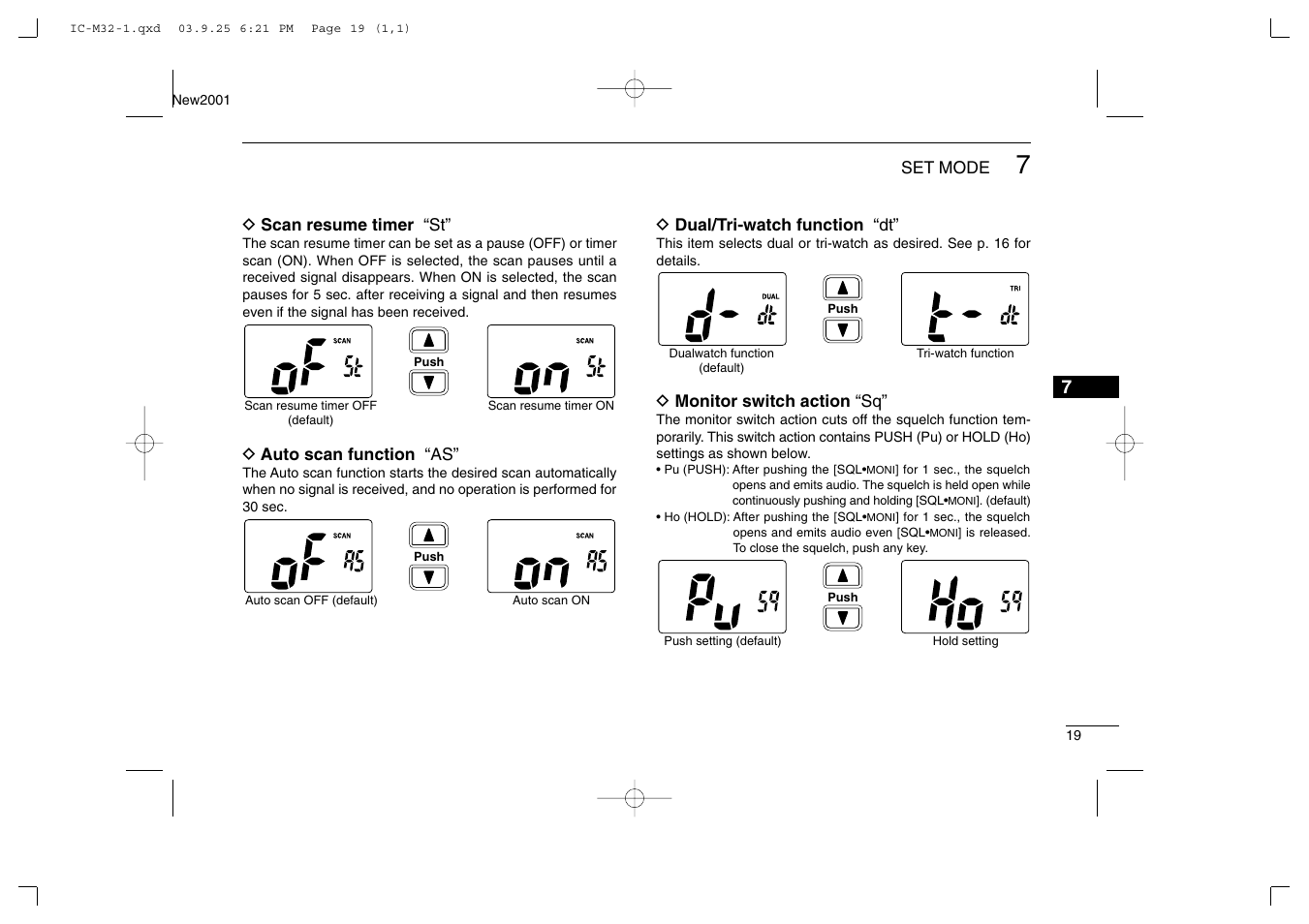 Icom IC-M32 User Manual | Page 25 / 40