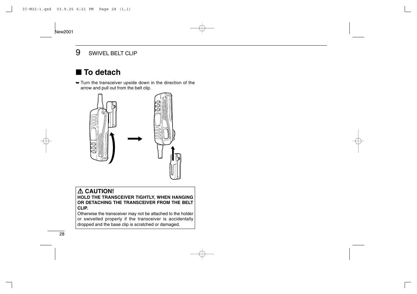 Icom IC-M32 User Manual | Page 34 / 40