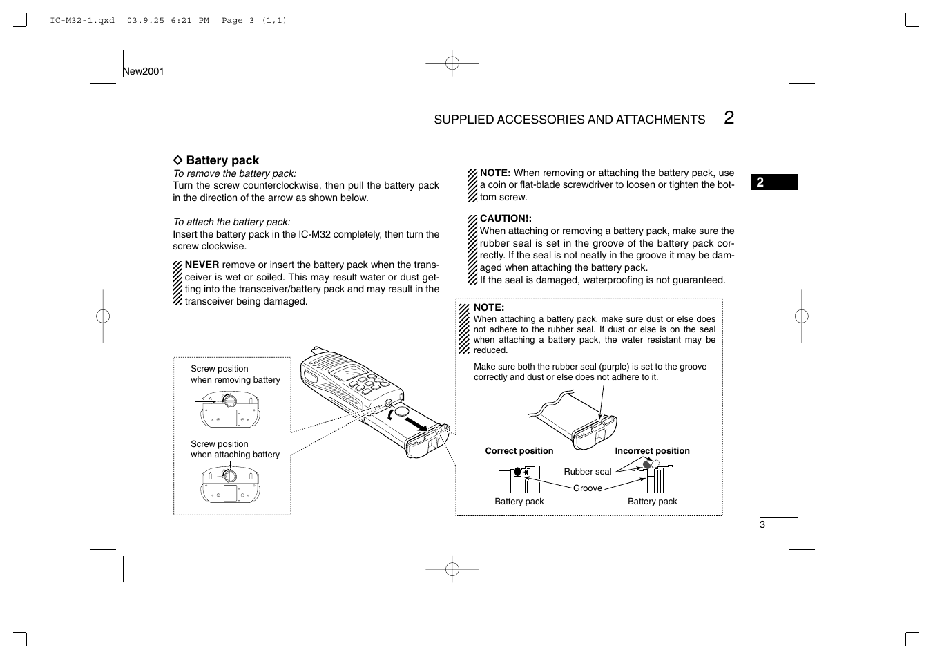 Icom IC-M32 User Manual | Page 9 / 40