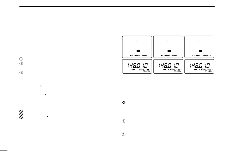 Skip channel setting, Scan resume condition, Scan operation | Setting the scan pause time | Icom COMMUNICATIONS RECEIVER IC-R3 User Manual | Page 26 / 64
