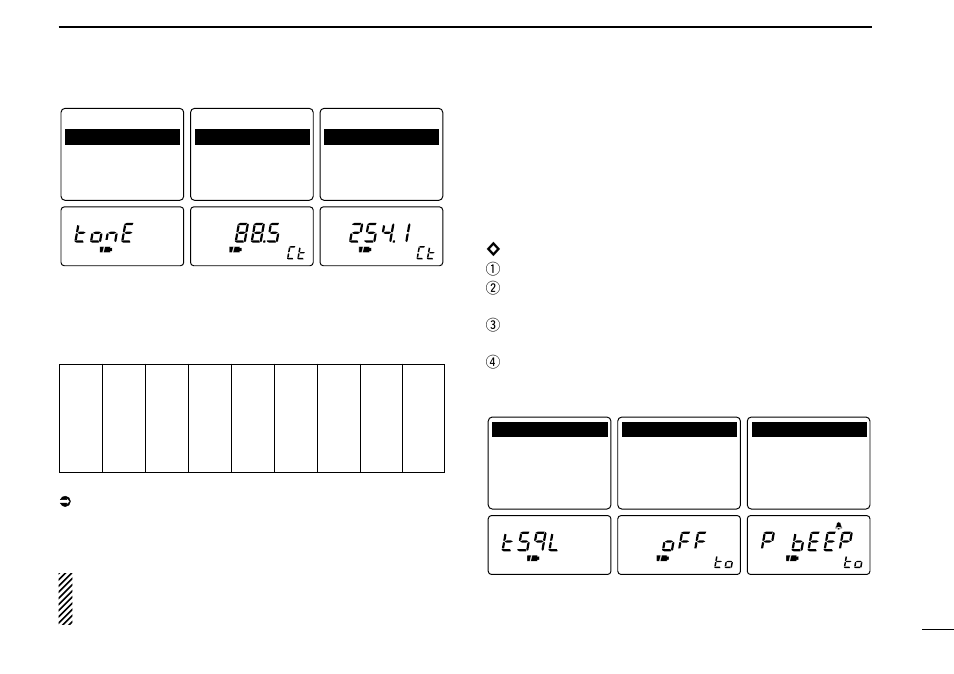 Pocket beep operation, Waiting for a call from a specific station, Subaudible tone operation | Icom COMMUNICATIONS RECEIVER IC-R3 User Manual | Page 33 / 64