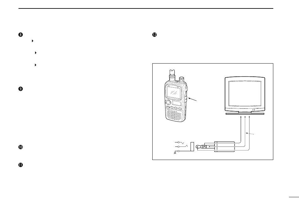 Panel description | Icom COMMUNICATIONS RECEIVER IC-R3 User Manual | Page 9 / 64