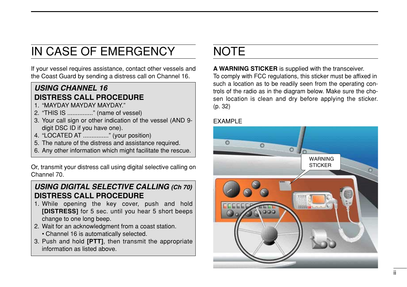 Icom iM304 User Manual | Page 3 / 48