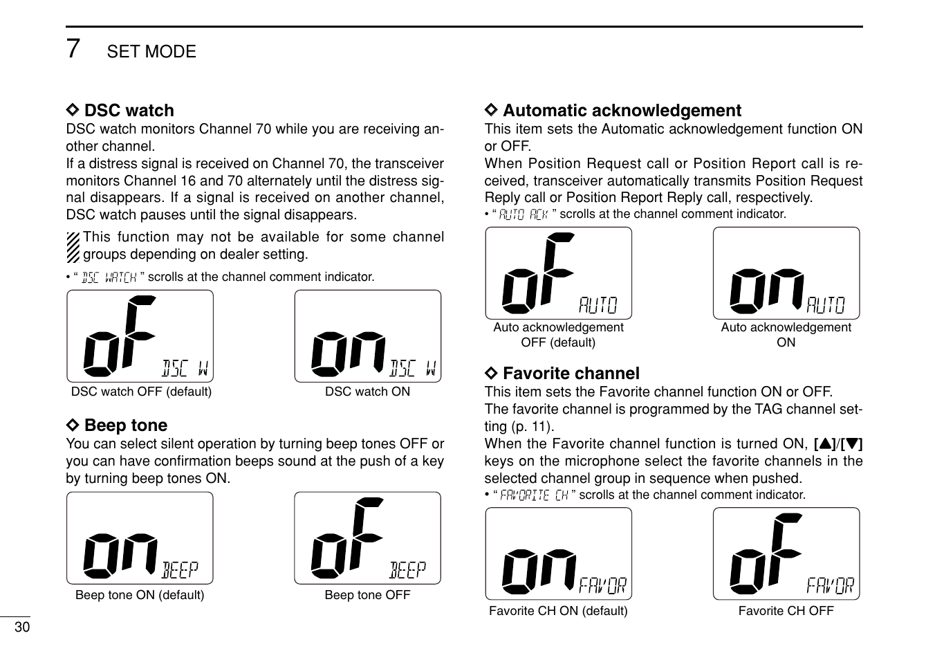 Icom iM304 User Manual | Page 36 / 48