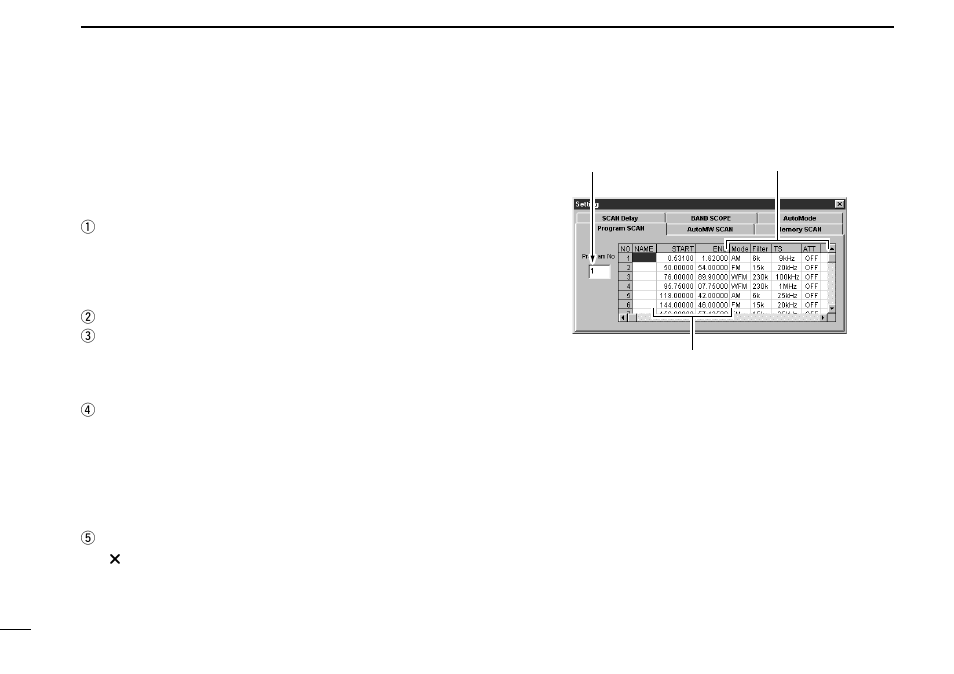 Setting scan edges | Icom COMMUNICATION RECEIVER IC PCR100 User Manual | Page 32 / 44