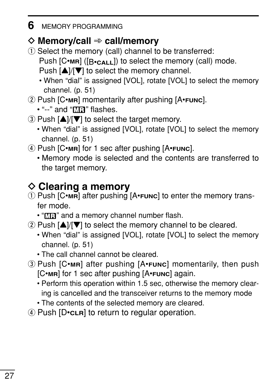 Icom IC-V8 User Manual | Page 36 / 68