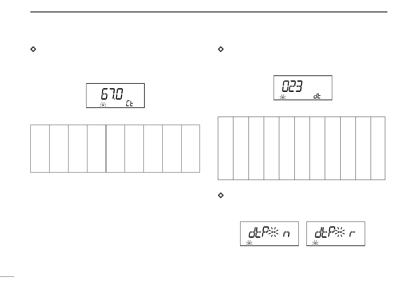 Set mode d d tone frequency, Ddtcs code, Ddtcs polarity | Icom IC-R1500 User Manual | Page 44 / 56