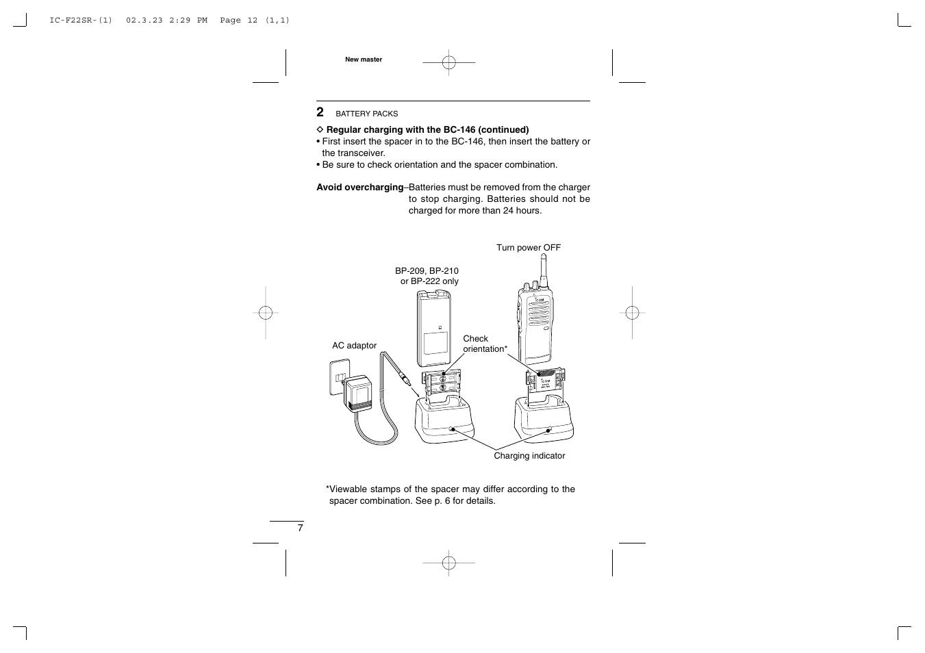 Icom iF22SR User Manual | Page 12 / 36