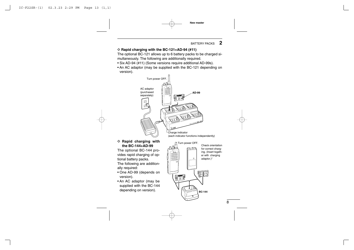 Icom iF22SR User Manual | Page 13 / 36