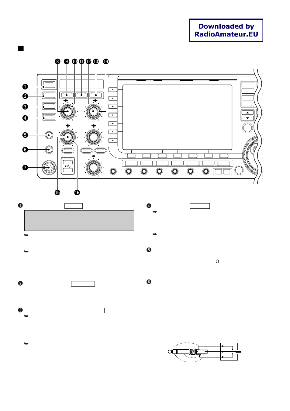 Front panel, Wtransmit switch selects transmit or receive, Panel description | Icom IC-7700 User Manual | Page 12 / 214