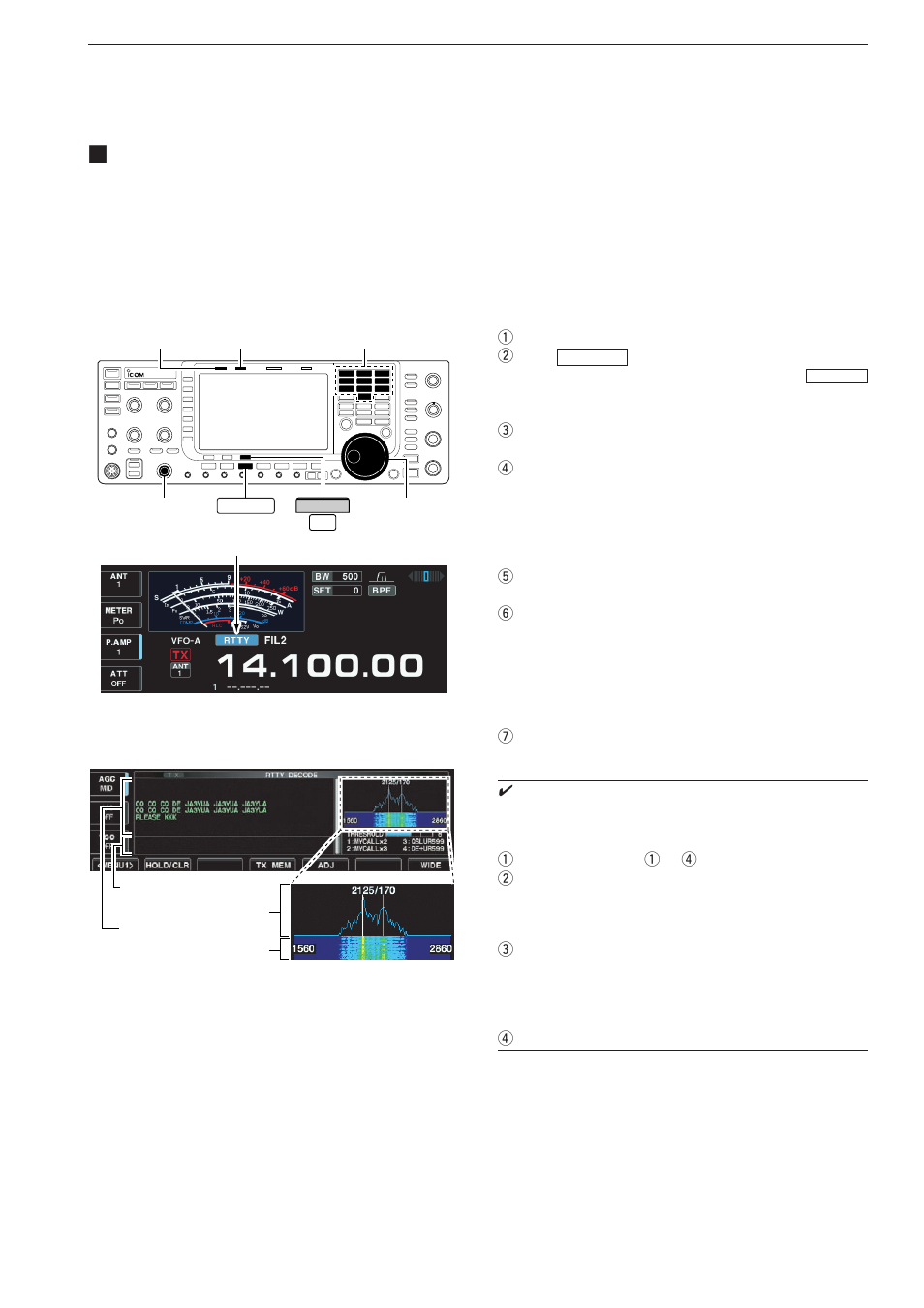 Operating rtty (fsk) | Icom IC-7700 User Manual | Page 65 / 214