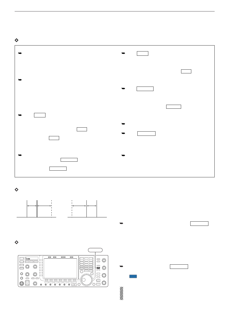 Dabout rtty reverse mode, Dtwin peak filter, Dconvenient functions for receive | Icom IC-7700 User Manual | Page 66 / 214