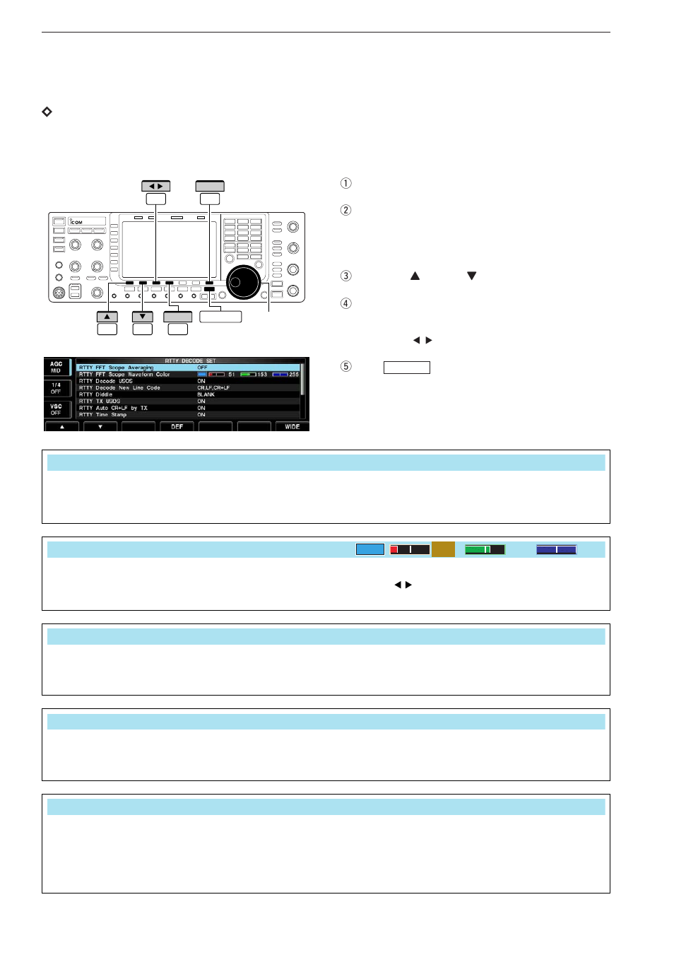 Drtty decode set mode | Icom IC-7700 User Manual | Page 70 / 214