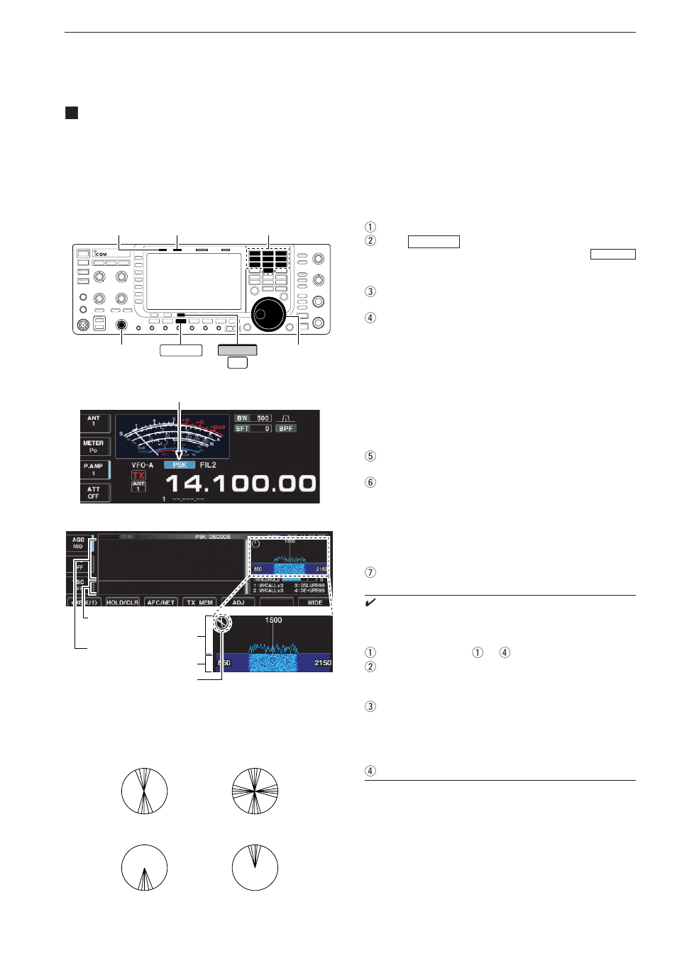 Operating psk | Icom IC-7700 User Manual | Page 73 / 214