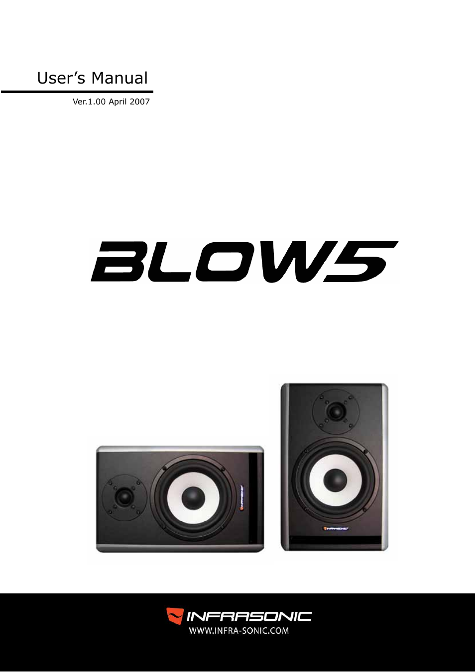 Infrasonic BLOW5D User Manual | 16 pages