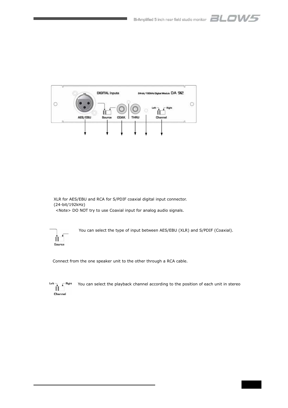 Da-912, Blow5d) | Infrasonic BLOW5D User Manual | Page 7 / 16