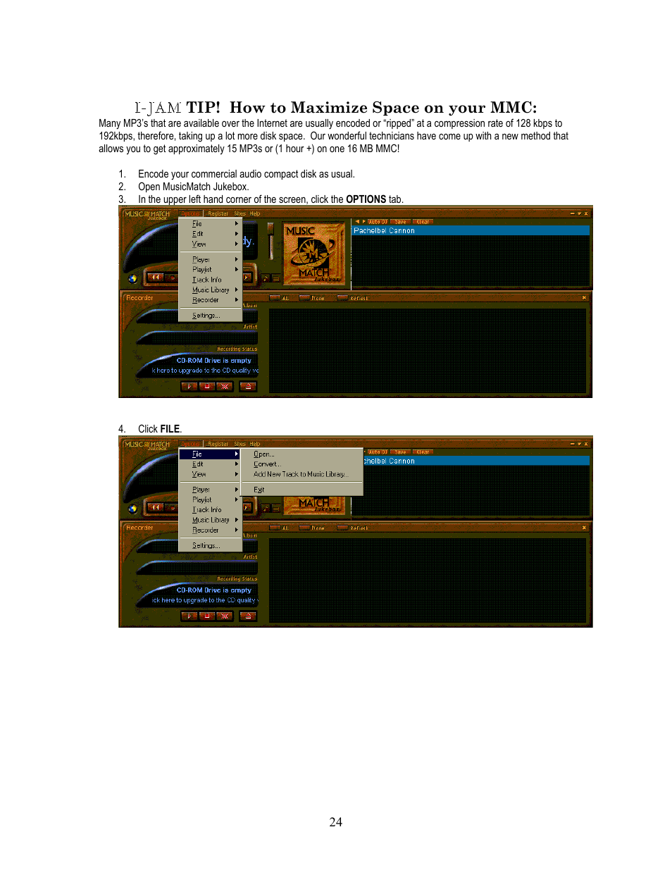I-JAM Multimedia I-Jam IJ 100 User Manual | Page 24 / 48