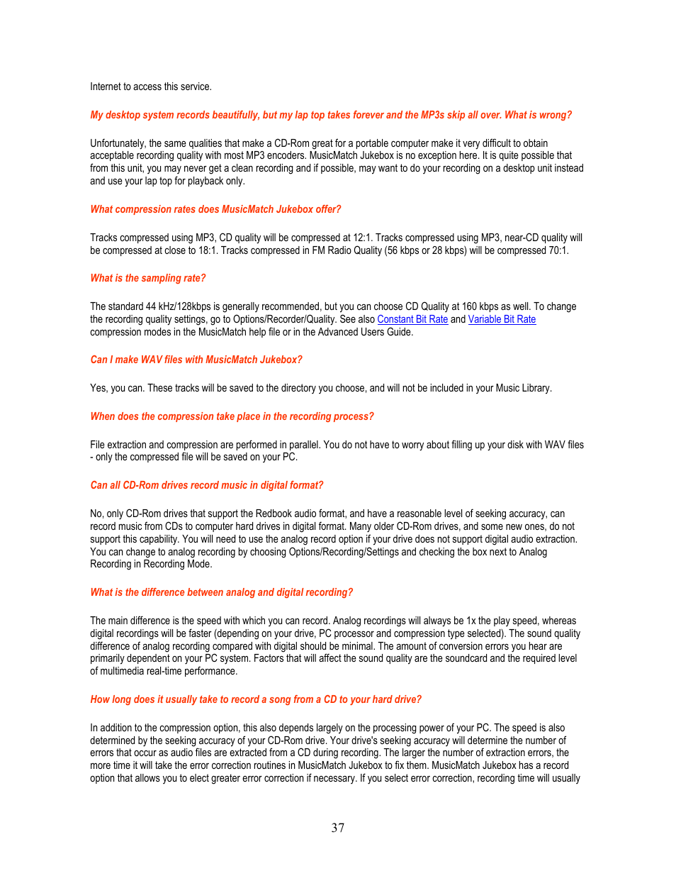 I-JAM Multimedia I-Jam IJ 100 User Manual | Page 37 / 48