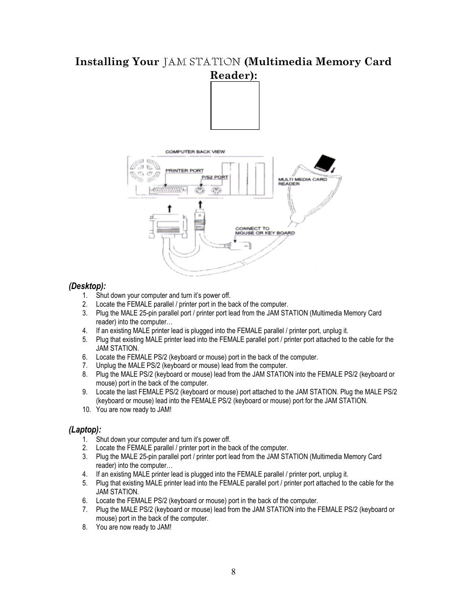 I-JAM Multimedia I-Jam IJ 100 User Manual | Page 8 / 48