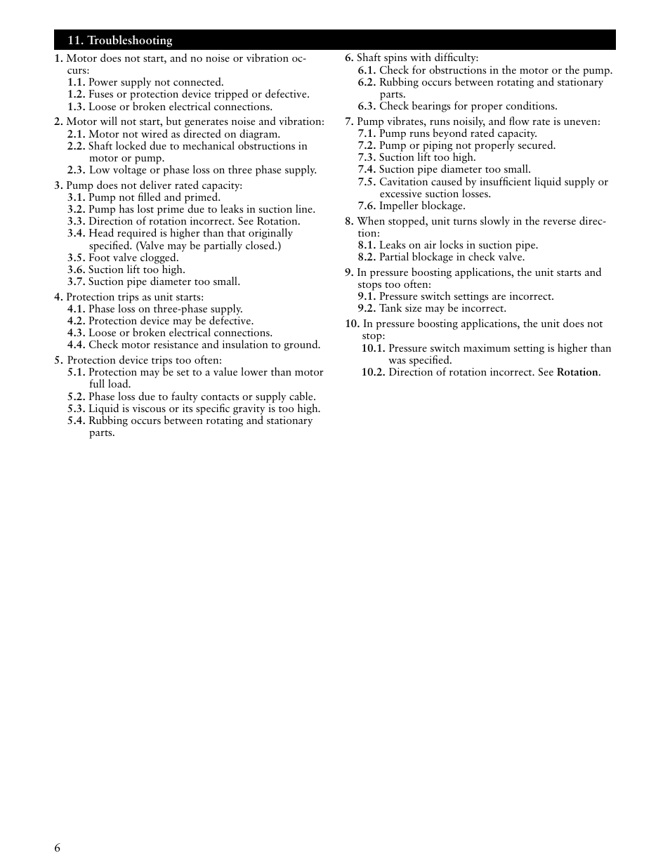 ITT SSH-C User Manual | Page 6 / 36