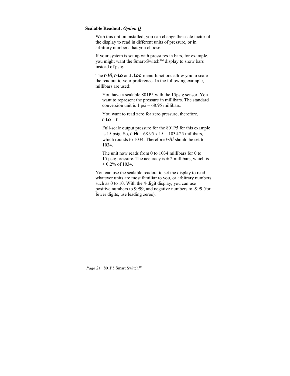 ITT SMART SWITCH 801P5 User Manual | Page 25 / 45