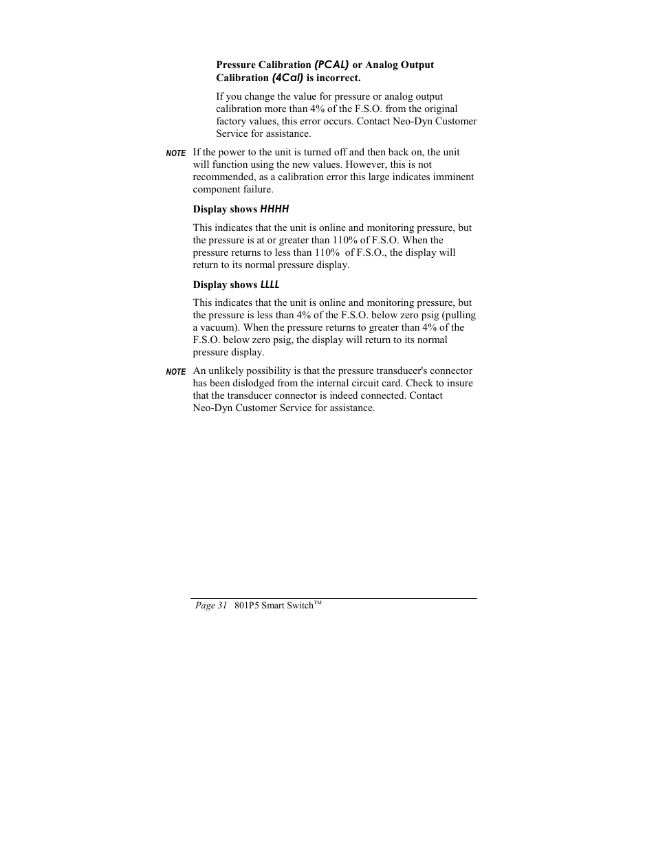 ITT SMART SWITCH 801P5 User Manual | Page 35 / 45