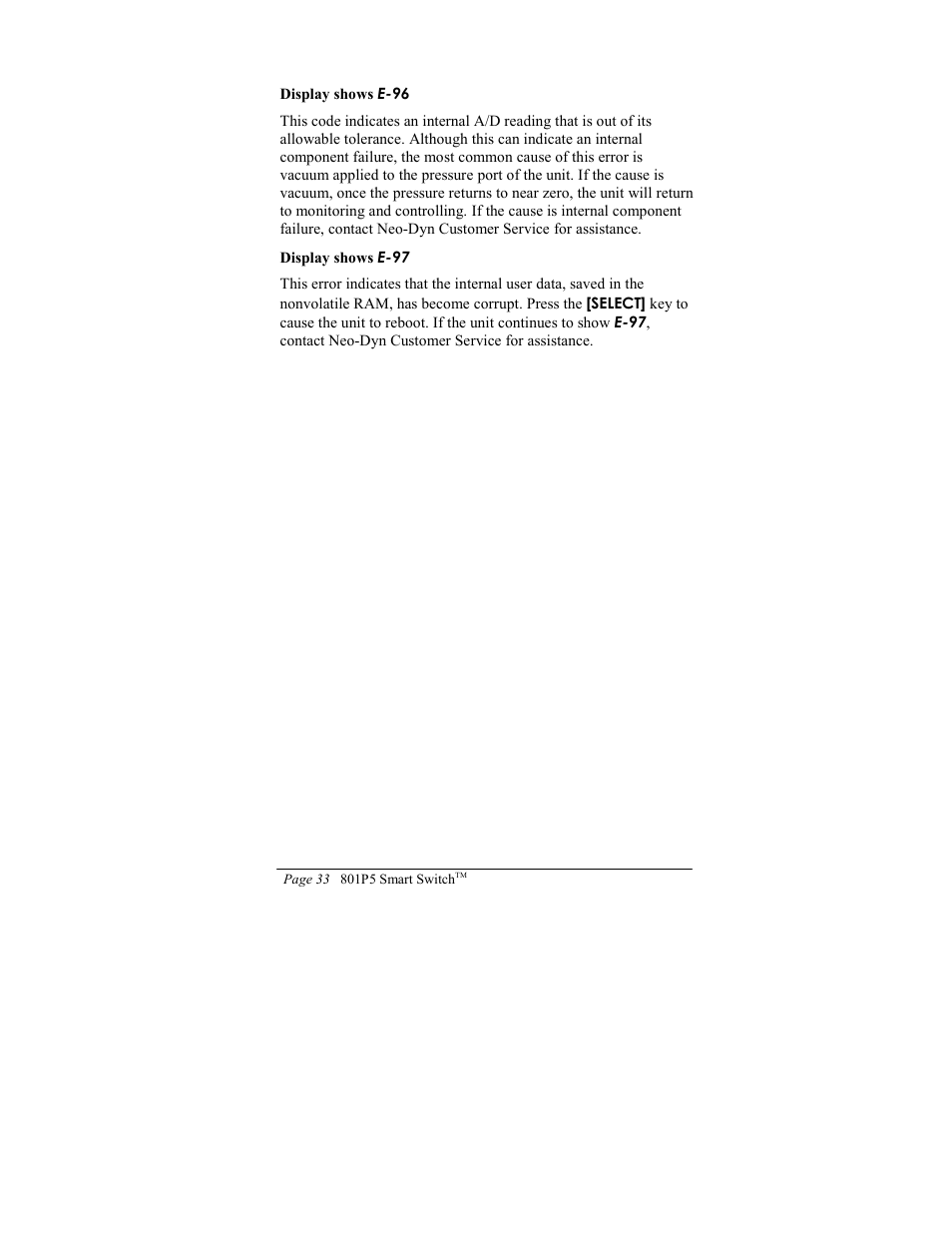 ITT SMART SWITCH 801P5 User Manual | Page 37 / 45