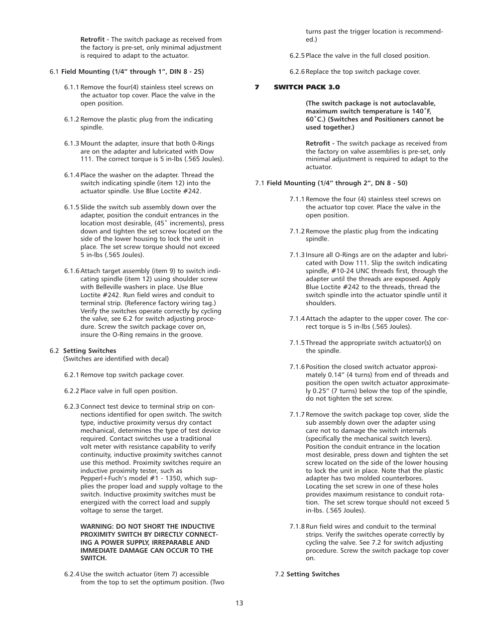 ITT AAMM-01 User Manual | Page 13 / 24