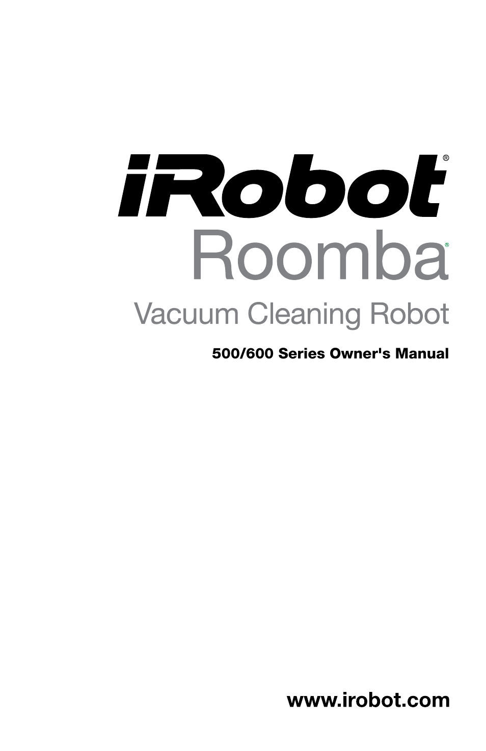 iRobot Roomba 600 Series User Manual | 36 pages