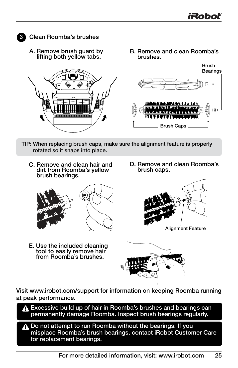 iRobot DISCOVERY 400 User Manual | Page 25 / 28