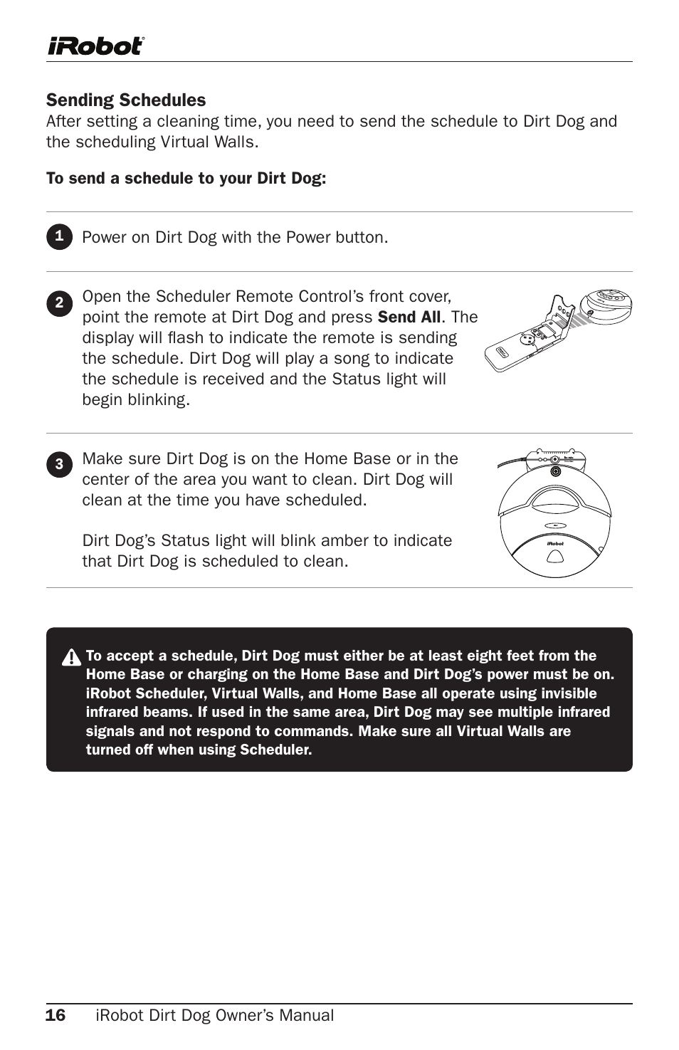 iRobot Robot User Manual | Page 16 / 22