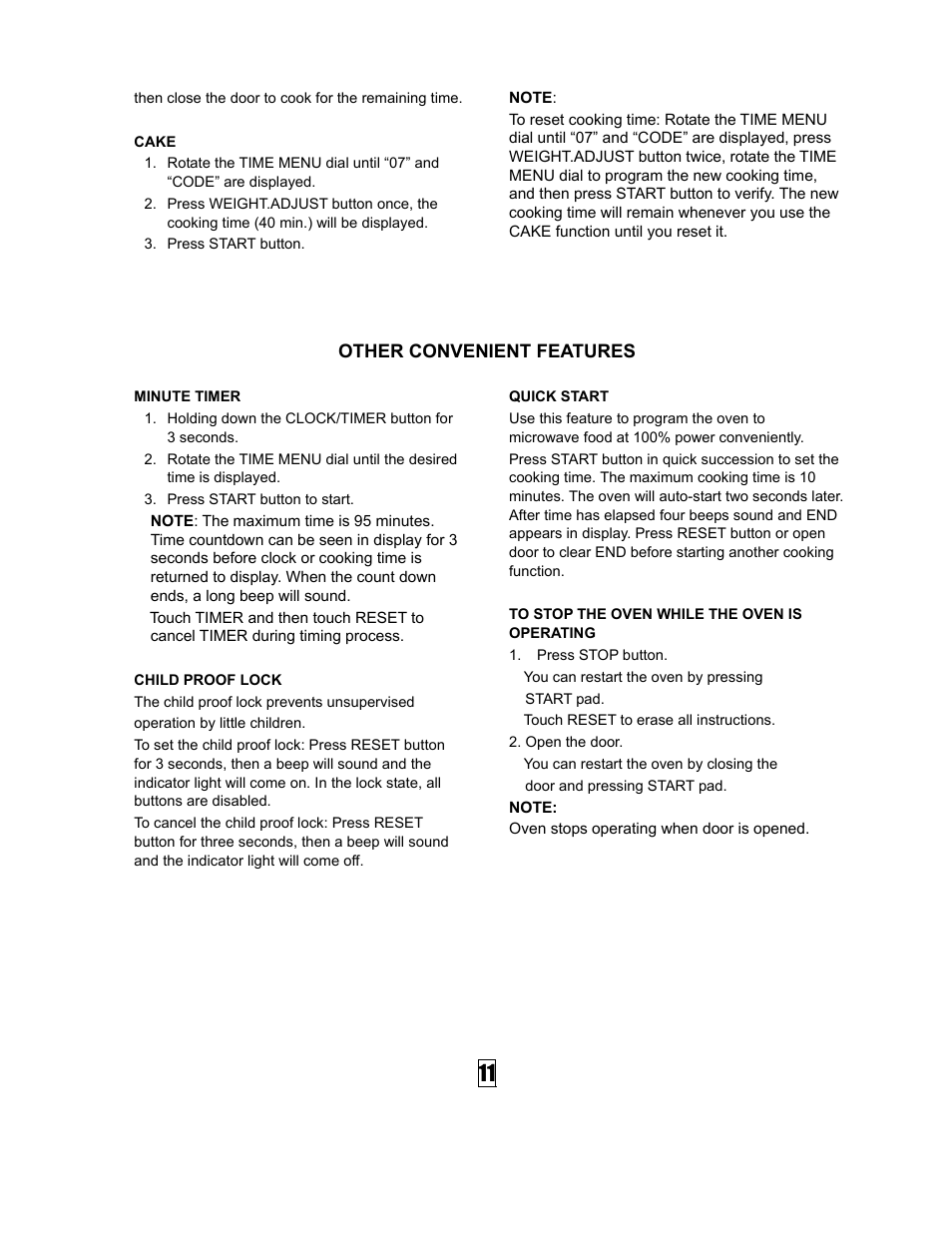 IFB Appliances 25SC1 User Manual | Page 12 / 13