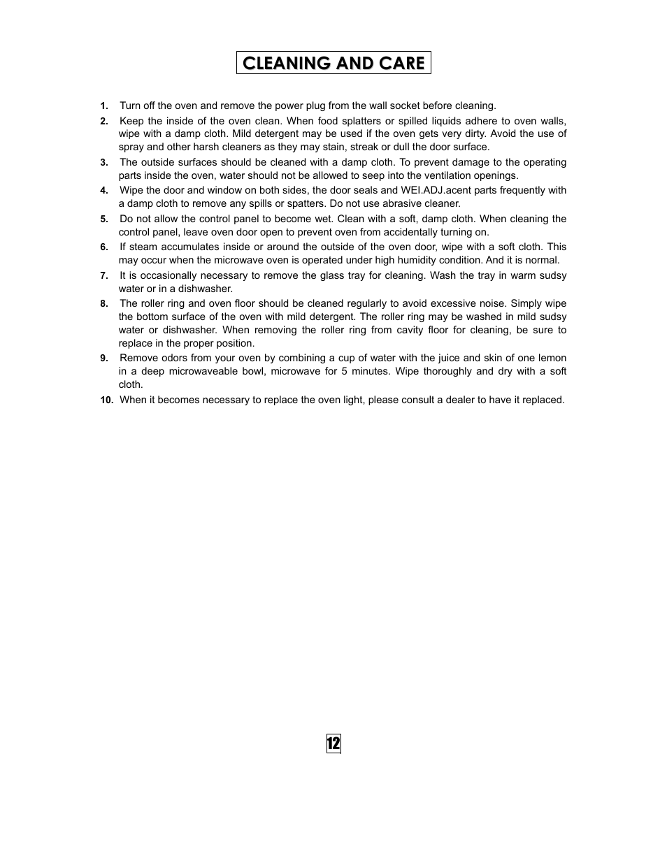 IFB Appliances 25SC1 User Manual | Page 13 / 13