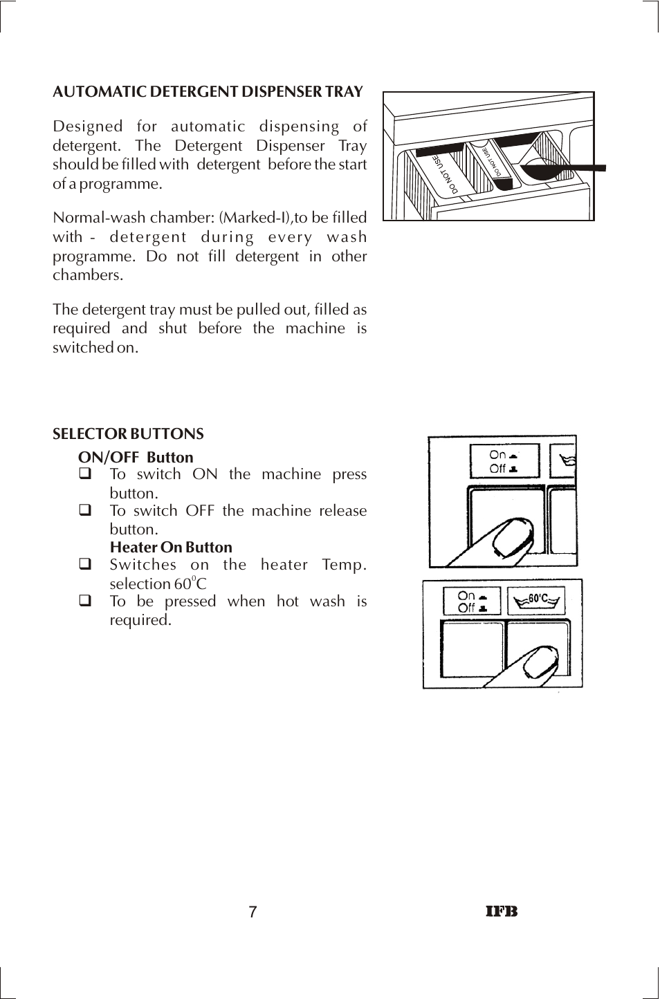 IFB Appliances ELENA User Manual | Page 8 / 24