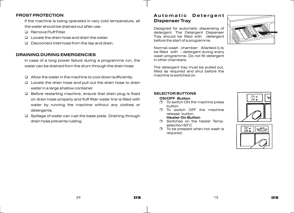 IFB Appliances ELENA EX User Manual | Page 11 / 16