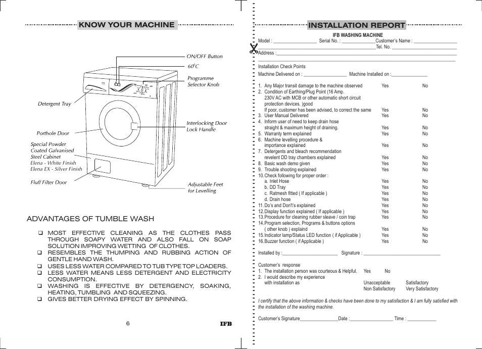 IFB Appliances ELENA EX User Manual | Page 4 / 16