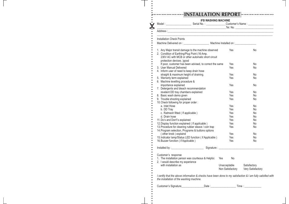 IFB Appliances Digital 7kg User Manual | Page 30 / 33