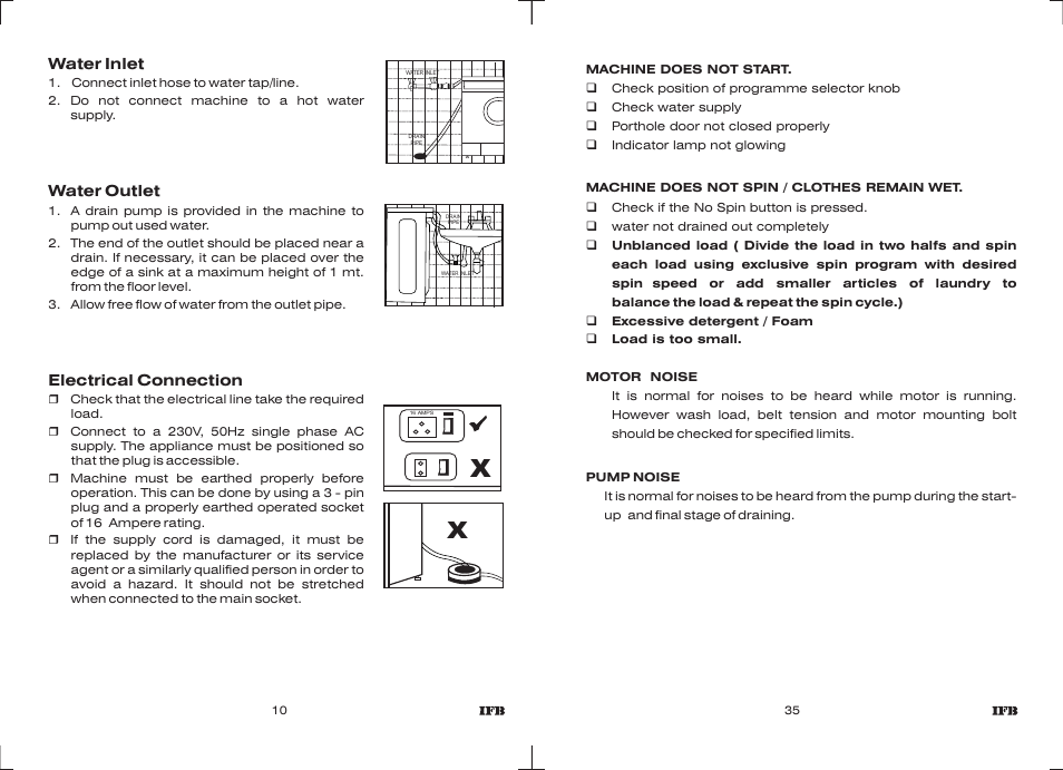 IFB Appliances Elite 5 KG User Manual | Page 9 / 22