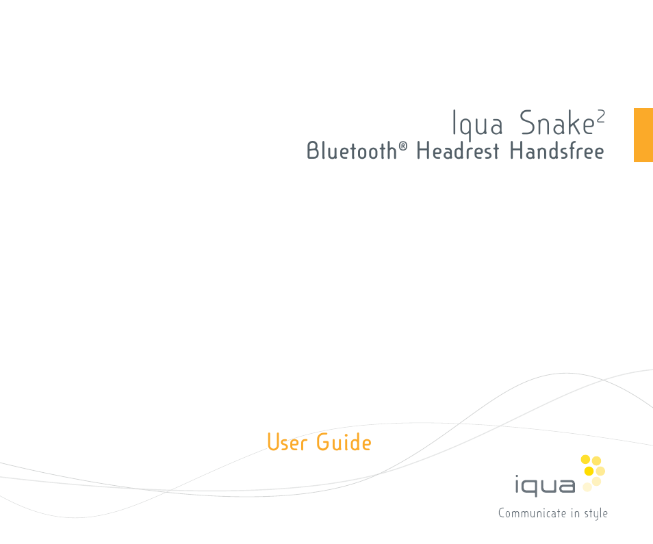 Iqua Snake 2 User Manual | 20 pages