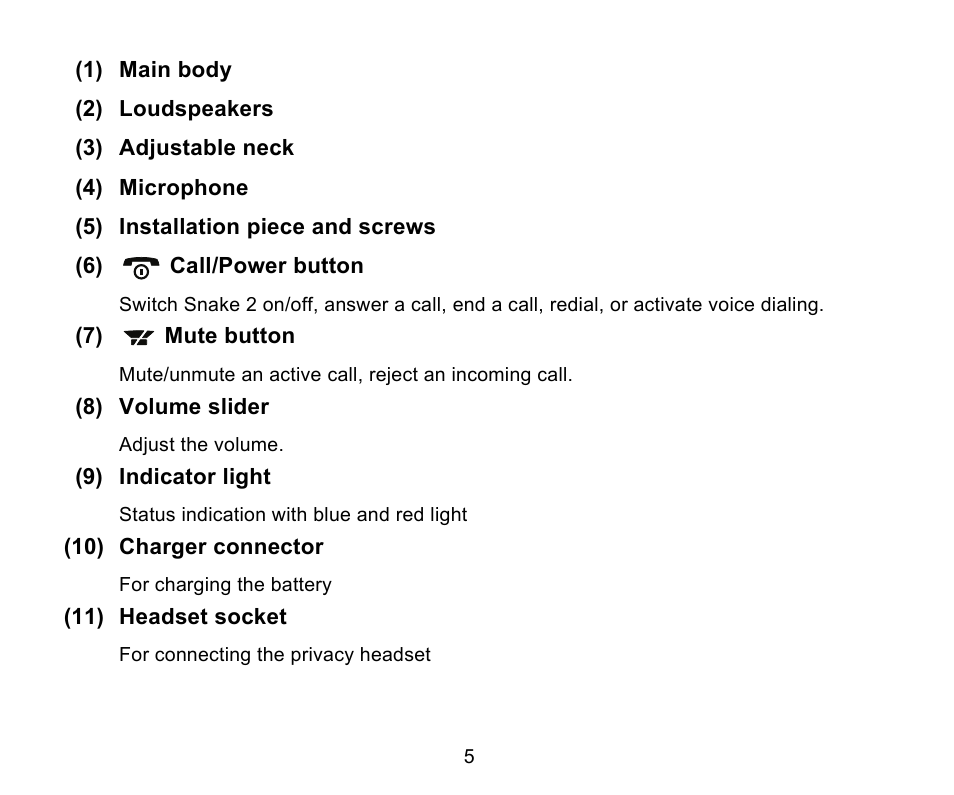 Iqua Snake 2 User Manual | Page 6 / 20