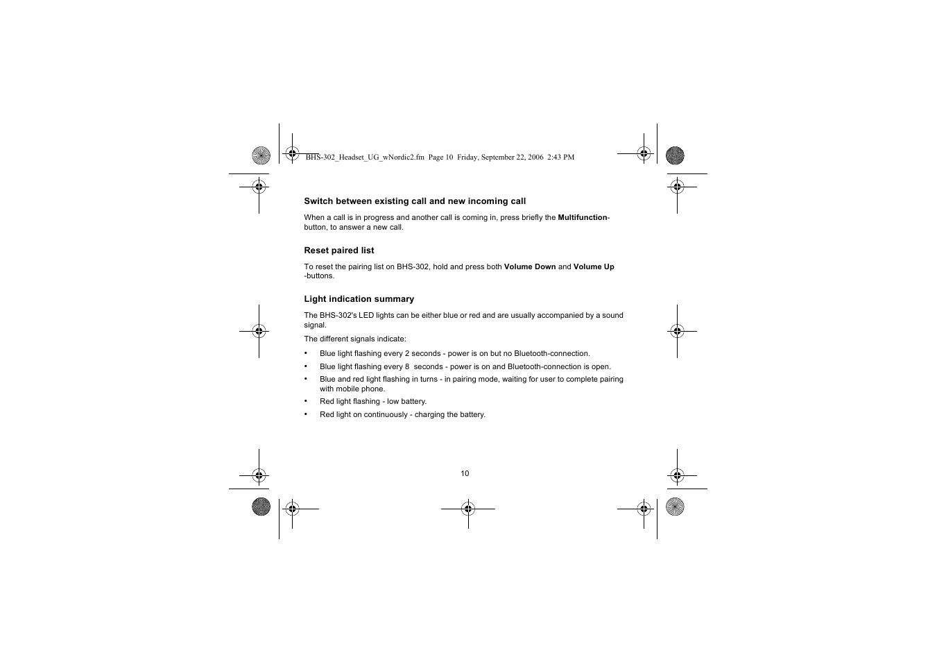 Iqua BHS-302 User Manual | Page 10 / 148