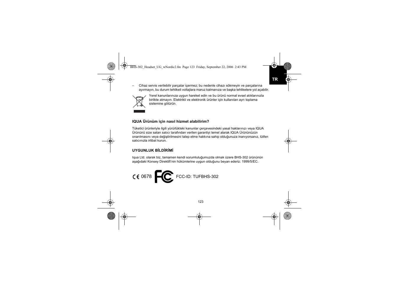 Iqua BHS-302 User Manual | Page 123 / 148