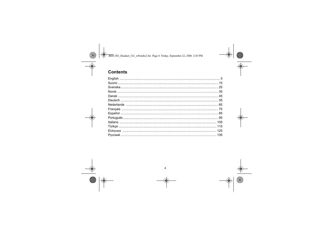 Iqua BHS-302 User Manual | Page 4 / 148