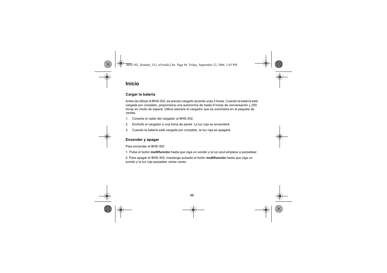 Inicio | Iqua BHS-302 User Manual | Page 86 / 148