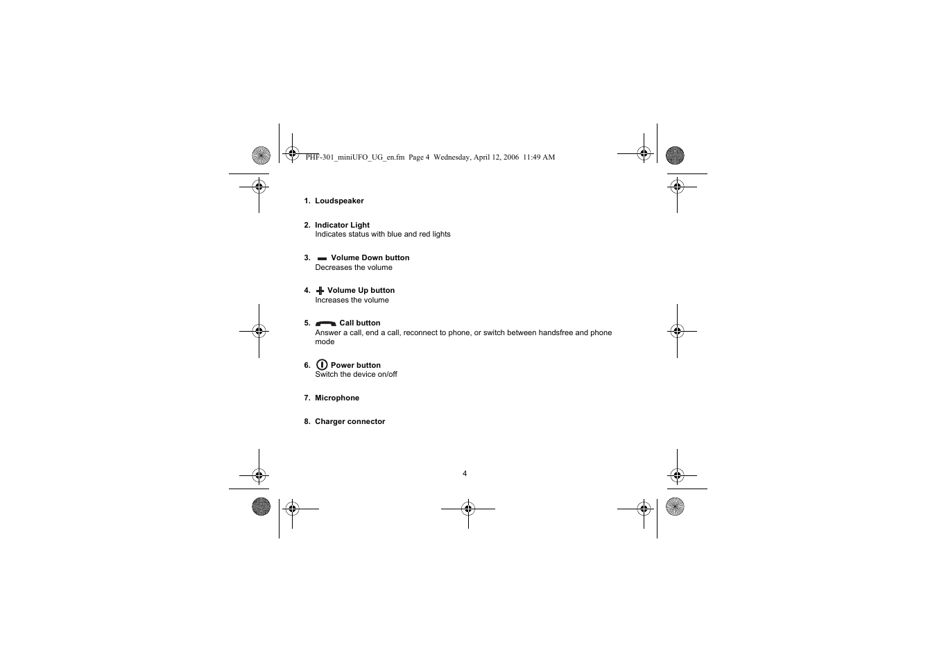 Iqua PHF-301 User Manual | Page 5 / 21